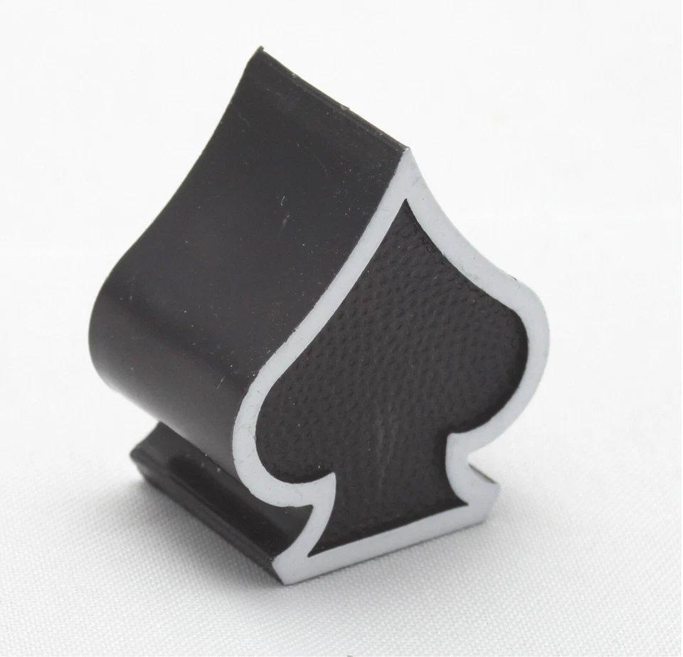 4x PIKE ASS Ventilkappen für Kartenspieler Ventilkappe Farbe: Schwarz Weiß Auto - Bild 2 von 4