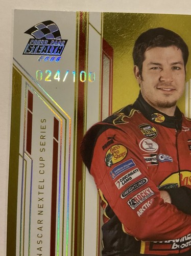 24/100 GOLD FOIL 2006 MARTIN TRUEX JR ROOKIE STEALTH X-RAY PRESS PASS HOLO STORE - Picture 3 of 11
