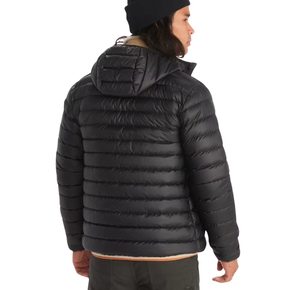 Marmot Highlander Hoody Winter Jacket, Black, Small - Image 2 of 4