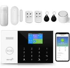 WiFi Wireless Home Alarm System, DIY Burglar Alarm System With App Control Tuya