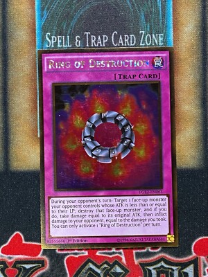 Yu-Gi-Oh! Ring Of Destruction Karte (PGL2-EN063) – Gold Rare, 1st Edition, Premium Gold Series