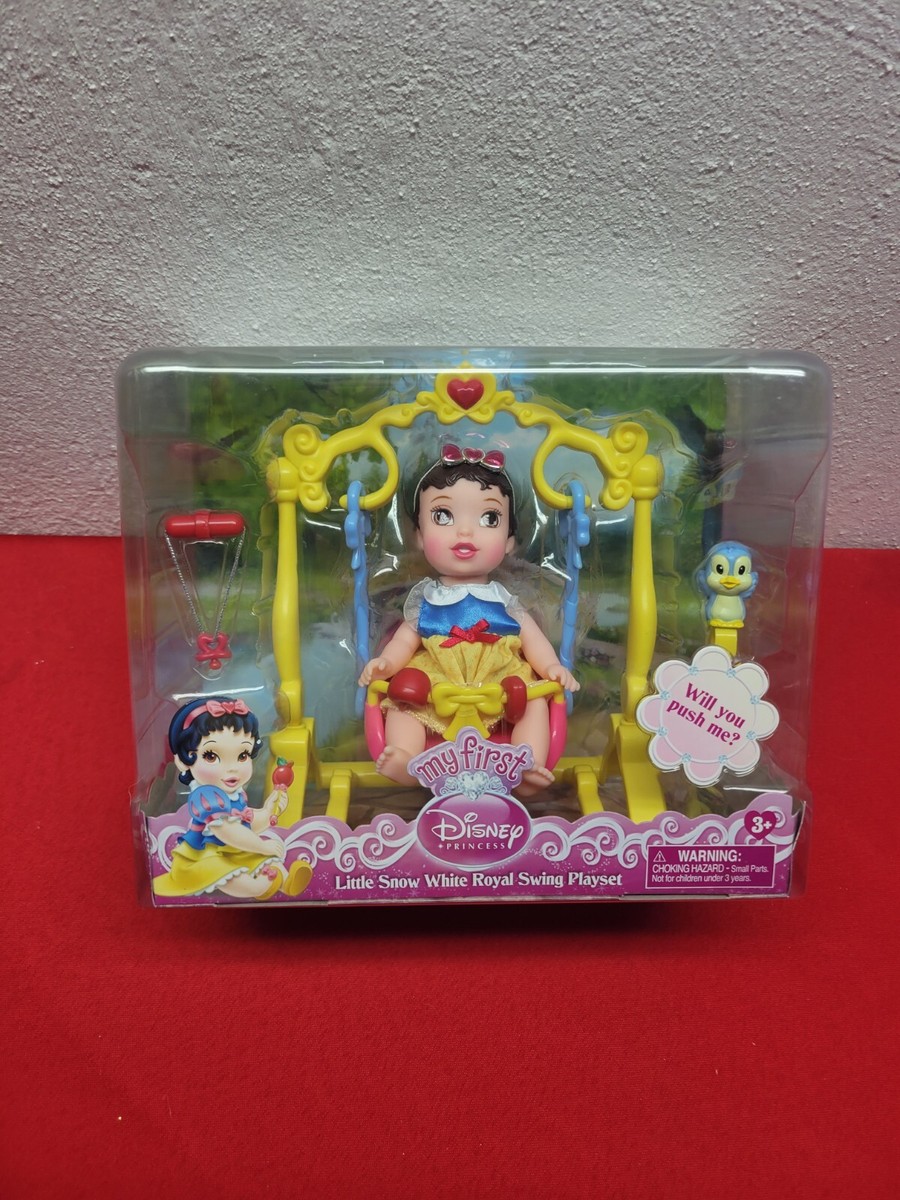 New Disney Princess My First Little Snow White Royal Swing Playset Seven  Dwarfs