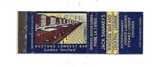 1930s Jack Sharkey's Ringside Bar and Cocktail Lounge Matchbook