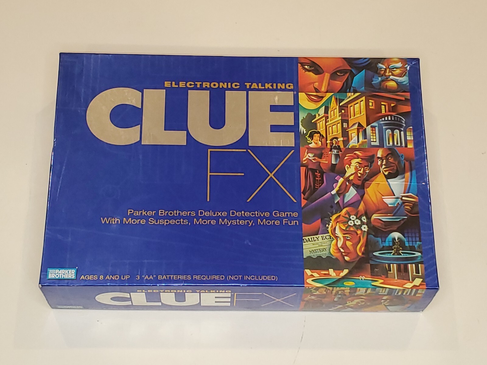 2003 Parker Bros. Electronic Talking CLUE FX Board Game Great Condition Complete