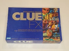 2003 Parker Bros. Electronic Talking CLUE FX Board Game Great Condition Complete