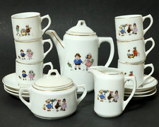 Altes Puppenservice Kinderservice Puppengeschirr Kaffeeservice Puppenporzellan