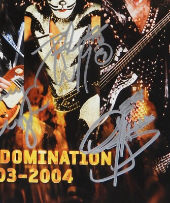【直筆サイン】KISS WORLD DOMINATION 超希少品 超希少品】KISS WORLD DOMINATION 直筆サイン入り