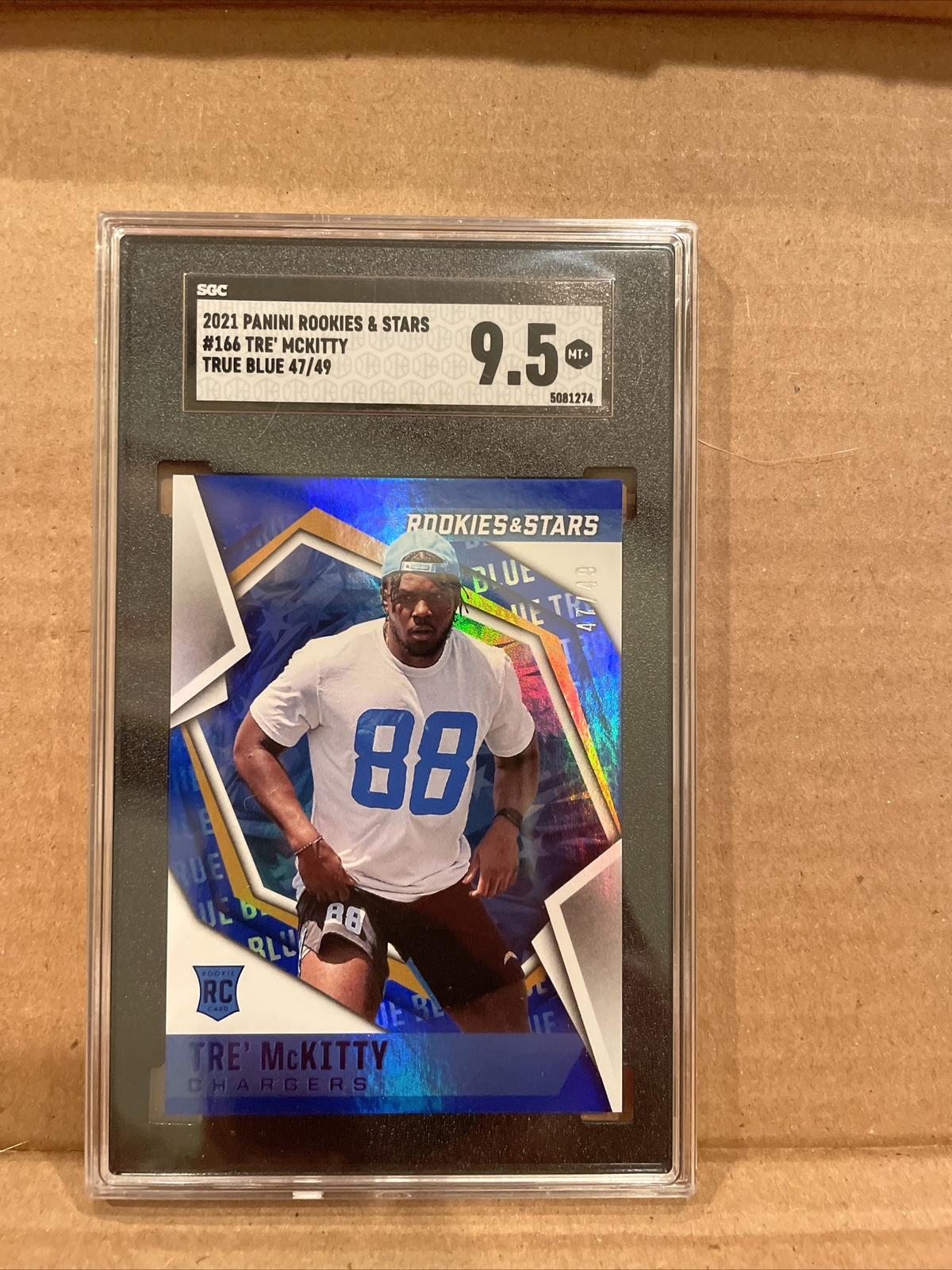 Tre' McKitty Panini Rookies & Stars #166 Green Pulsar