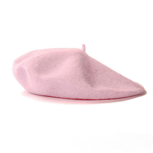 Beret Hats Women Girls French Hat Solid Fashion Autumn Winter Flat Felt Berets - Picture 9 of 32