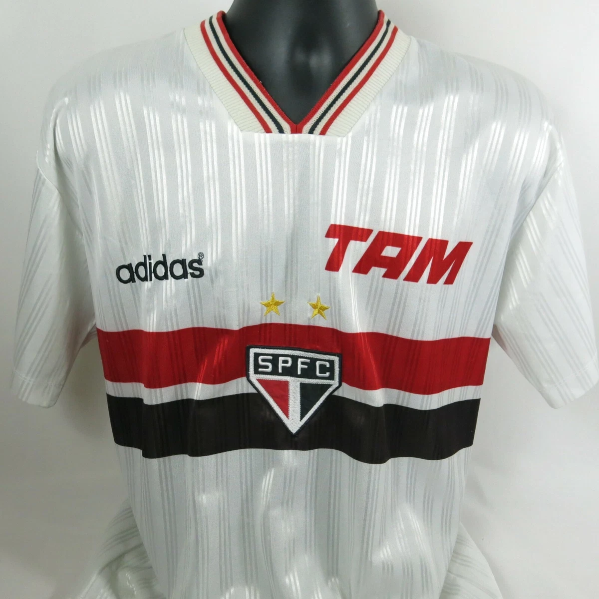 Maillot Sao Paulo FC Leonardo 1993 Match Worn - Vintage Penalty Avec COA