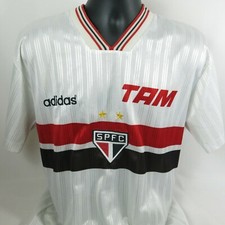 Sao Paulo Match Worn Muller 1996 Brazil Shirt adidas TAM
