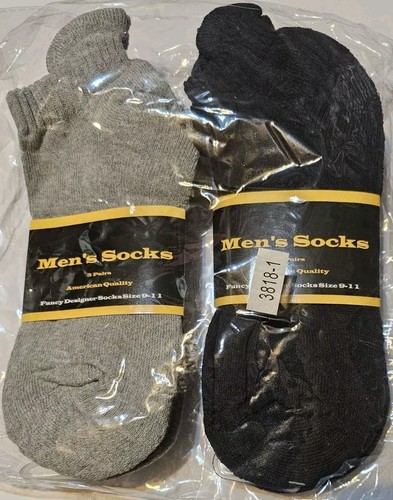 Men’s socks 6 pairs American quality fancy design socks size 9 – 11