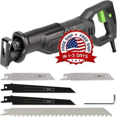 Sierra De Calar De 4/5 De Pulgada Con 6.0 Amp 120V Para Cortar Madera Y Metal US