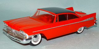 1959 PLYMOUTH FURY 2 DOOR HARDTOP PROMO CAR JO HAN