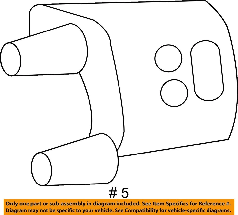 ПОДХОДИТ ДЛЯ 2005-2006 BUICK TERRAZA КРЫШКА STRG WHL СПИЦЫ ДЕРЕВА 19150552 - НОВЫЙ OEM - Изображение 3 из 3