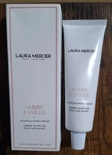 New in Box LAURA MERCIER Ambre Vanille Souffle Hand Cream 1.5 oz.