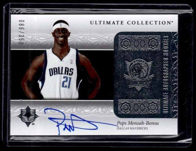 Pops Mensah-Bonsu 2006-07 Ultimate Collection Auto /350 #207 Mavericks