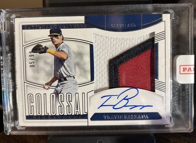 2025 Panini National Treasures Travis Bazzana Colossal Patch Auto /99, Guardians