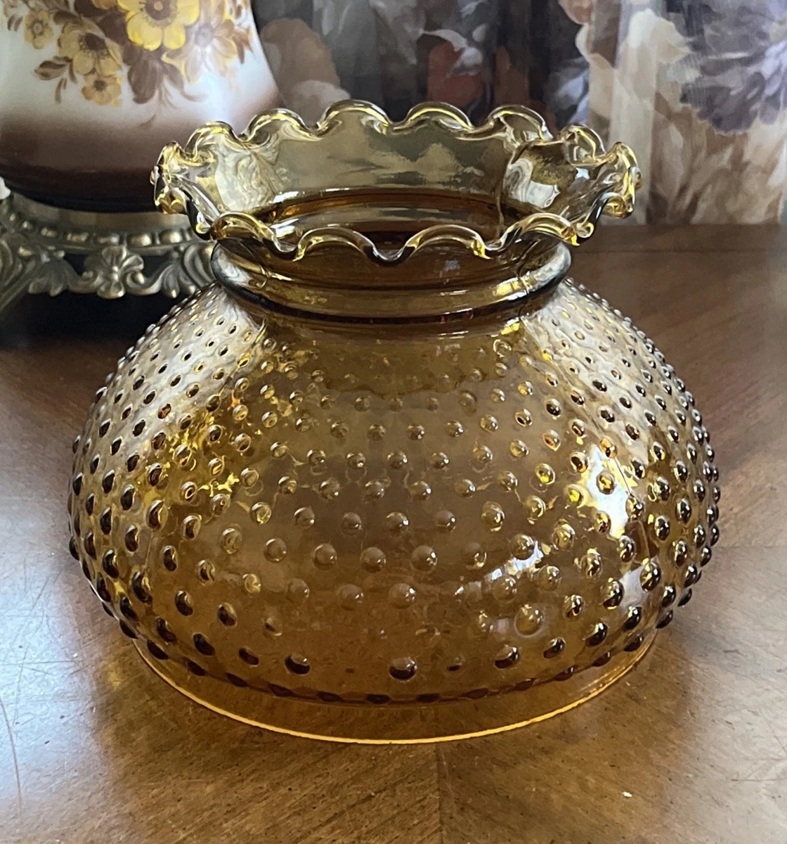 Amber Glass Lamp In Collectible Lamp Shades for sale | eBay