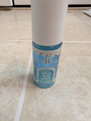 Bath & Body Works Blueberry Swirl Roll on Body Glitter HTF Discontinued.