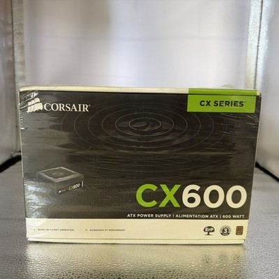 New Sealed Corsair CX Series: CX600 600W ATX Power Supply /80 Plus Bronze 
