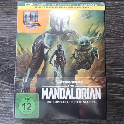 THE MANDALORIAN 4K UHD Staffel 3 ** Blu Ray Steelbook ** NEU & OVP