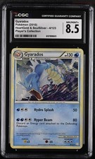 CGC 8.5 NM/MINT+ Gyarados 4/123 Heartgold & Soulsilver Cracked Ice Pokemon Card