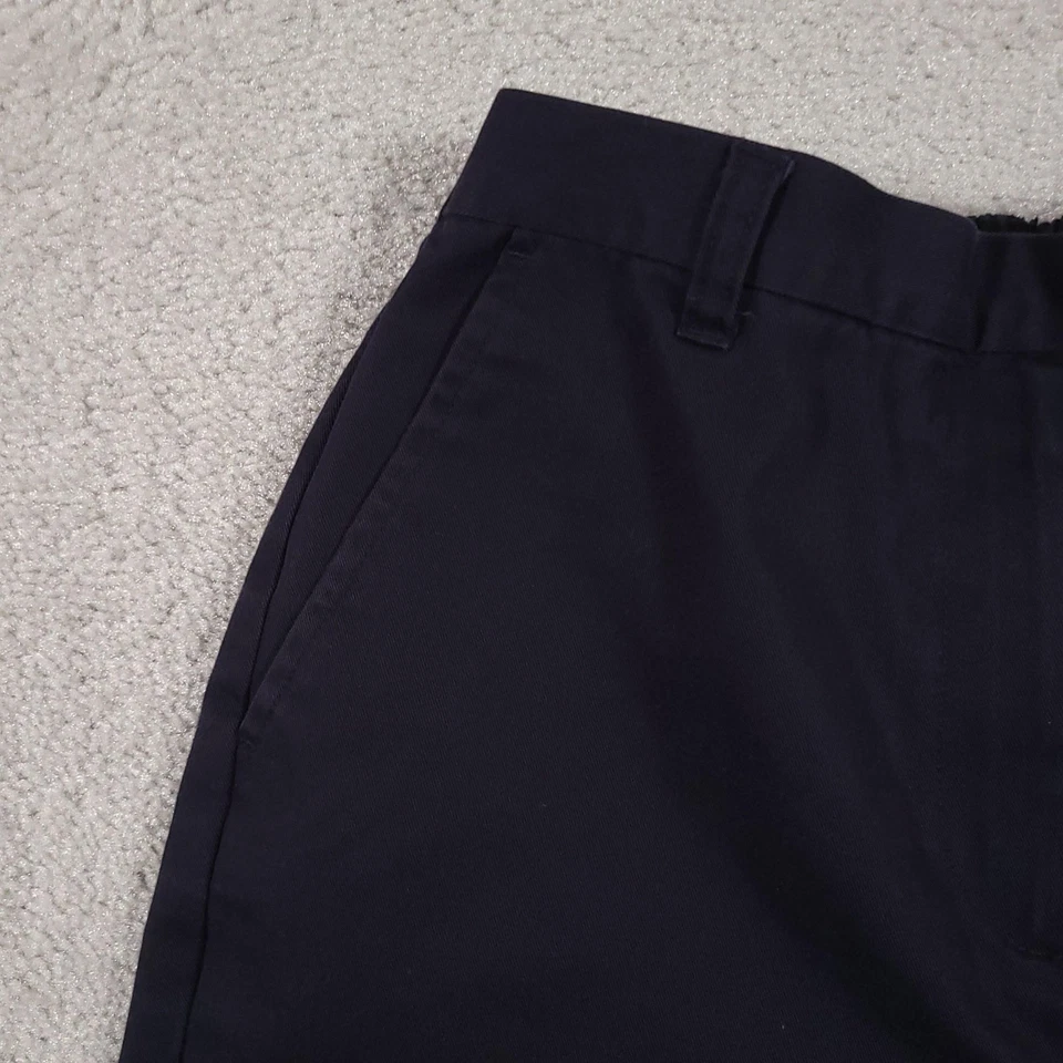 Lands End Shorts Boys 4 Uniform Fit Cotton Blend Adjustable Waist Classic School - Image 4 of 4