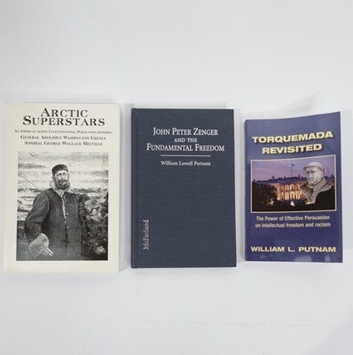 Intellectual Freedom History Lot 3 William L Putnam Torquemada Arctic Zenger