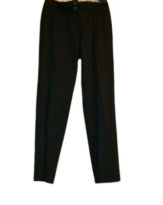Atelier Black Stripe Wide Leg Pants Size 4
