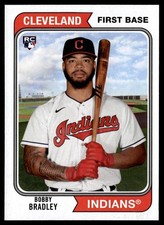2020 Topps Archives Bobby Bradley Rookie Cleveland Indians #126