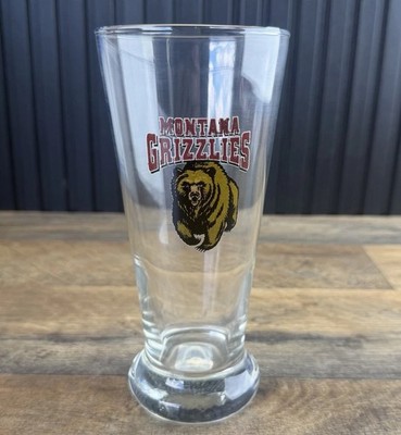 NCAA University of Montana Grizzlies Logo 16.5 oz Pilsner Glass