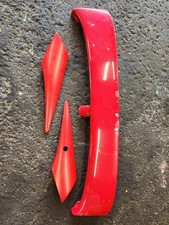 1989-1992 Toyota Supra Mk3 A70 Facelift Rear 3 Piece Oem Spoiler Red Rare Set 1989-1992 Toyota Supra Mk3 A70 Facelift Rear 3 Piece Oem Spoiler Red Rare Set