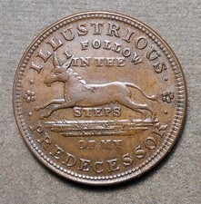 Hard Times HT-34, Low-20, Illustrious Predecessor, R-1, copper, 28mm, brown abou