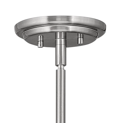 Hinkley Somerset 15 1/2" Wide Brushed Nickel Pendant Light - Picture 4 of 10