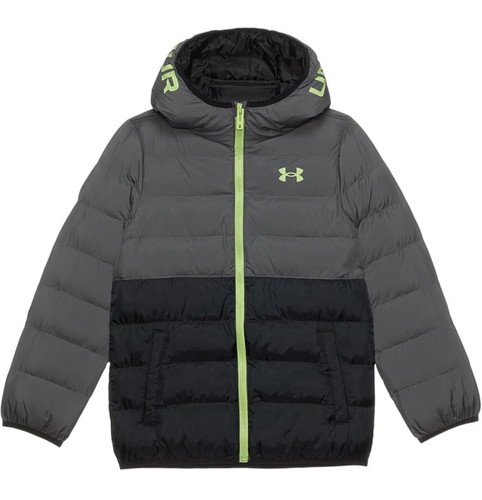 *NWT* 5T Under Armour Boys' Pronto Colorblock Puffer Jacket, Size 5t NWT H2 - Picture 8 of 8