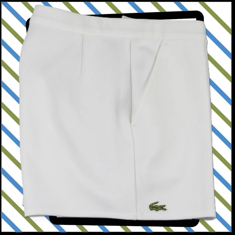 Vintage LACOSTE Womens Tennis SHORTS White Size UK 16 417 W UK