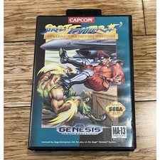 Street Fighter II 2 Champion Edition Case SEGA Genesis Authentic BOX ONLY