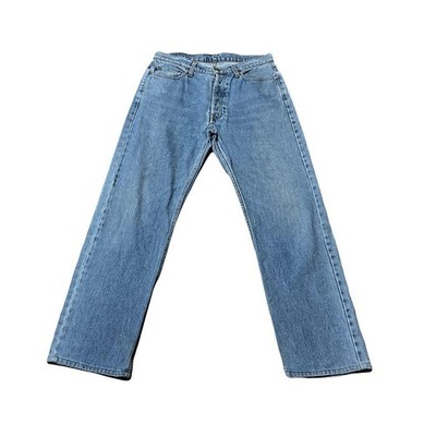 Vintage Ralph Lauren Men Pants 90S Old Denim Indigo Blue Limited
