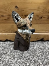 Louise Brown Fox Sculpture Hand Made In England
