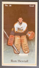 Ron Hextall Pre-Rookie PRC 1983-84 Brandon Wheat Kings Police Card #24 *B9*. rookie card picture