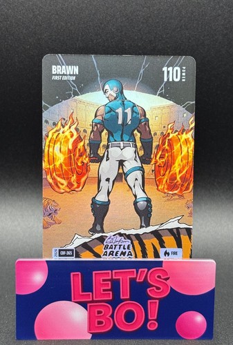 Bo Jackson Battle Arena BRAWN `A.J. Brown` Coliseum Battlefoil Fire #CBF-365