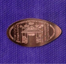 HAWAII HISTORIC CHINATOWN MAUNAKEA MARKETPLACE Elongated Pressed Copper Penny