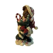 Boyds Bear Bearstone Kandy Kris Sweet Stuffins Christmas Figurine