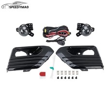For Gmc Yukon Denali 2024-2026 Led Fog Light Lamp Cover Frame Wiring Switch Kit