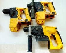 3x Dewalt Cordless 24v Hammer Drill DC223 + DW004 *Faulty*
