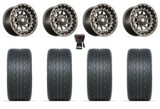 Gtw Barricade 15 Golf Wheels Bronze 215x40 Fusion Gtr Tires Yamaha Gtw Barricade 15 Golf Wheels Bronze 215x40 Fusion Gtr Tires Yamaha