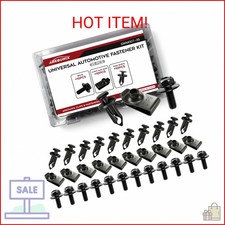 Arkounix 35PCS Universal Style Engine Under Cover Splash Shield Body Bolts Screw