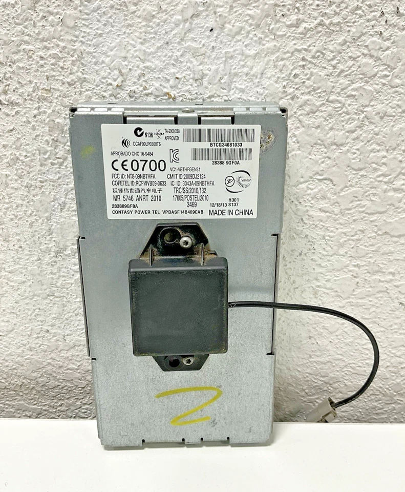 Módulo de comunicação Bluetooth 2014 Nissan Frontier Titan 283889GF0A FABRICANTE DE EQUIPAMENTO ORIGINAL - Imagem 2 de 4