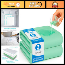 Sures Washable, Waterproof Bed Pad  Mattress Protector for Incontinence 34" x